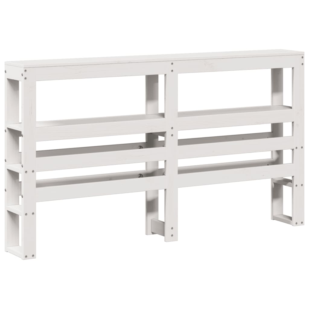 Giroletto con Testiera senza Materasso Bianco 160x200 cm | homemem39