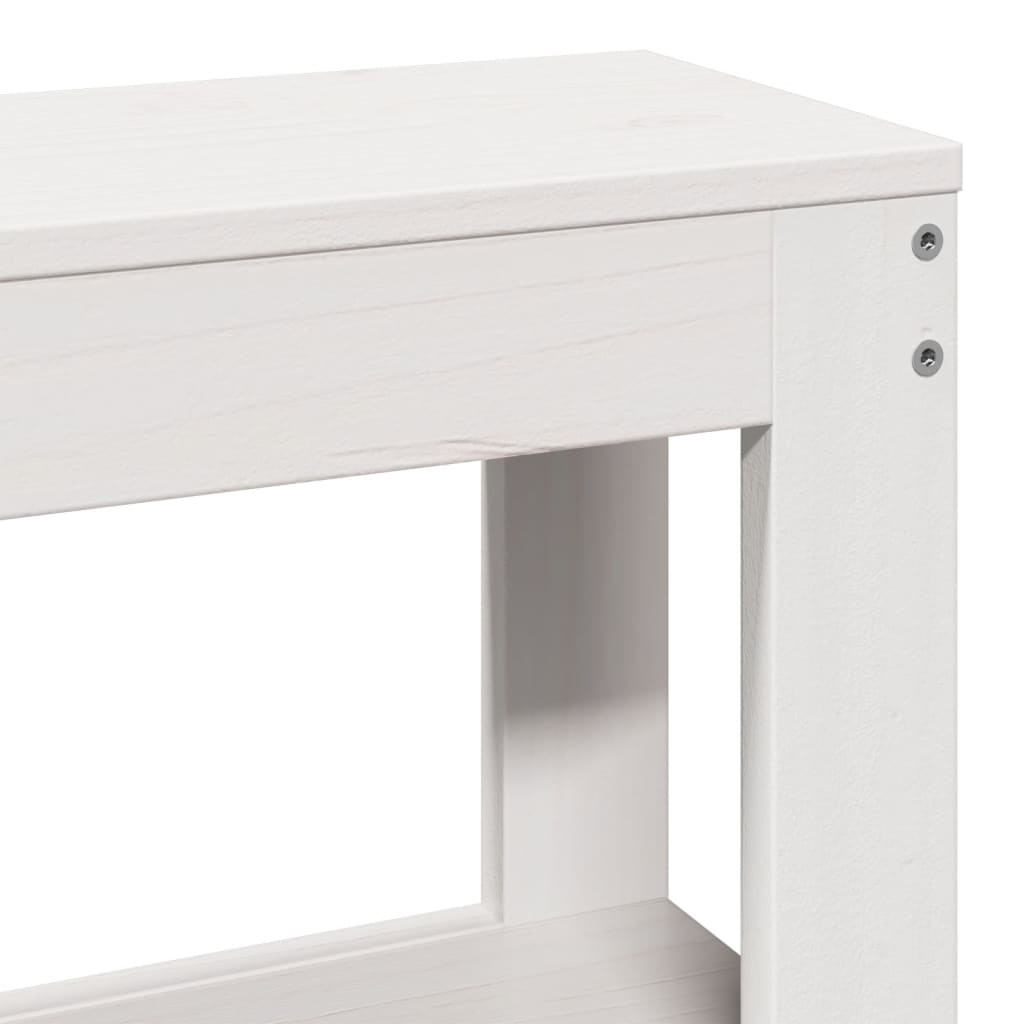 Giroletto con Testiera senza Materasso Bianco 160x200 cm | homemem39