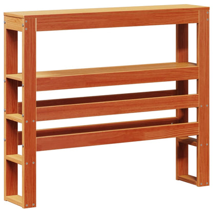 Letto senza Materasso Marrone Cera 75x190 cm in Legno di Pino | homemem39