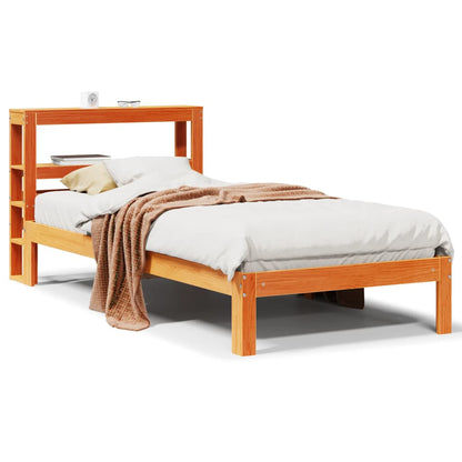 Letto senza Materasso Marrone Cera 100x200 cm in Legno di Pino - homemem39