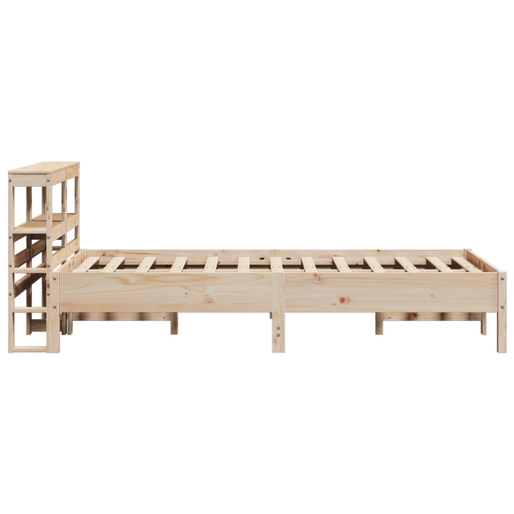 Letto senza Materasso 120x200 cm in Legno Massello di Pino - homemem39