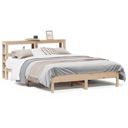 Letto senza Materasso 140x190 cm in Legno Massello di Pino | homemem39