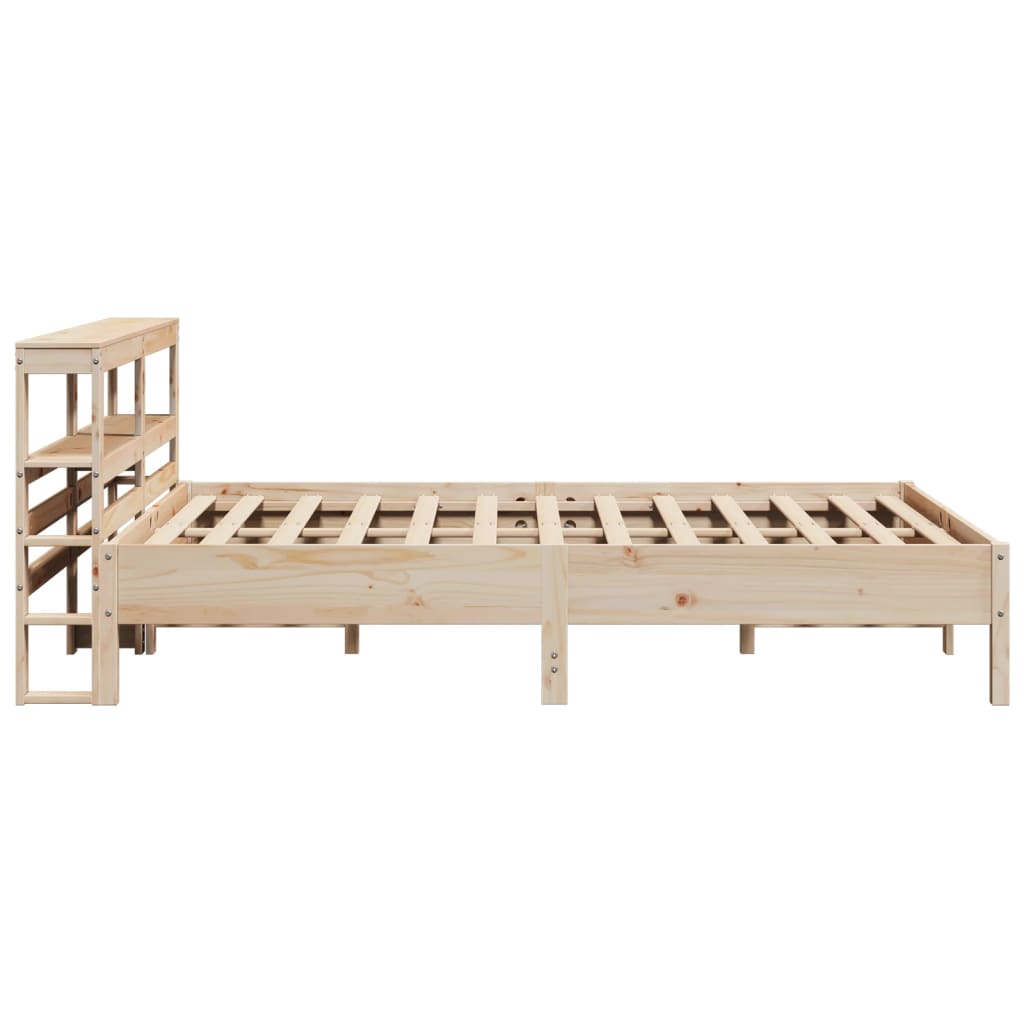Letto senza Materasso 140x190 cm in Legno Massello di Pino | homemem39