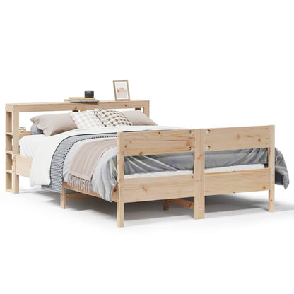 Letto senza Materasso 140x200 cm in Legno Massello di Pino | homemem39
