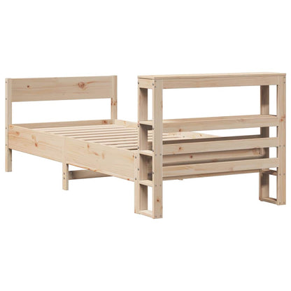 Letto senza Materasso 75x190 cm in Legno Massello Pino | homemem39