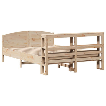 Letto senza Materasso 160x200 cm in Legno Massello di Pino | homemem39
