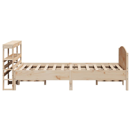 Letto senza Materasso 140x200 cm in Legno Massello di Pino | homemem39