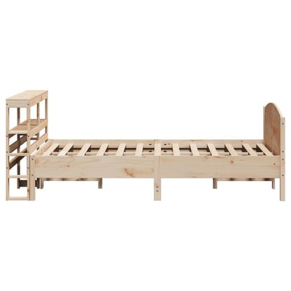 Letto senza Materasso 120x200 cm in Legno Massello di Pino - homemem39