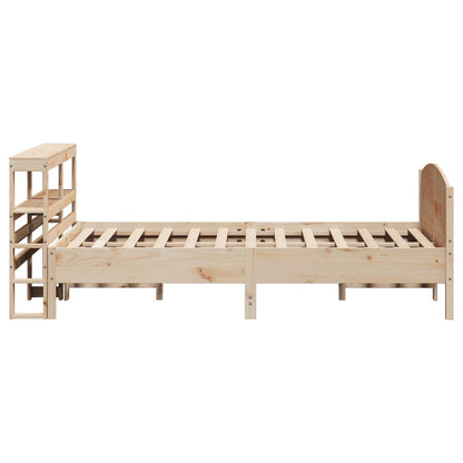 Letto senza Materasso 140x190 cm in Legno Massello di Pino | homemem39