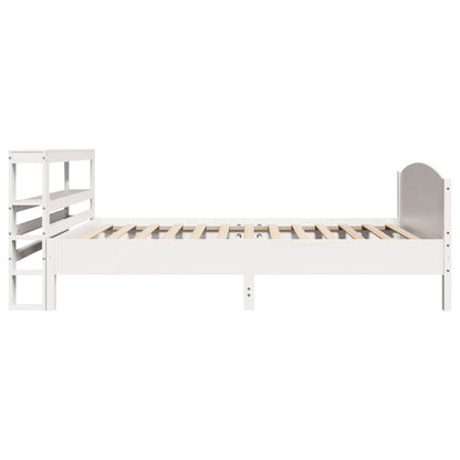 Letto senza Materasso Bianco 90x200 cm Legno Massello di Pino - homemem39