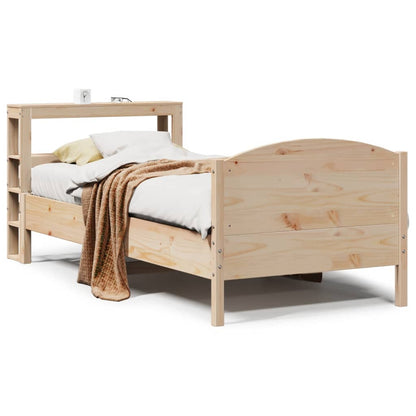 Letto senza Materasso 75x190 cm in Legno Massello Pino - homemem39