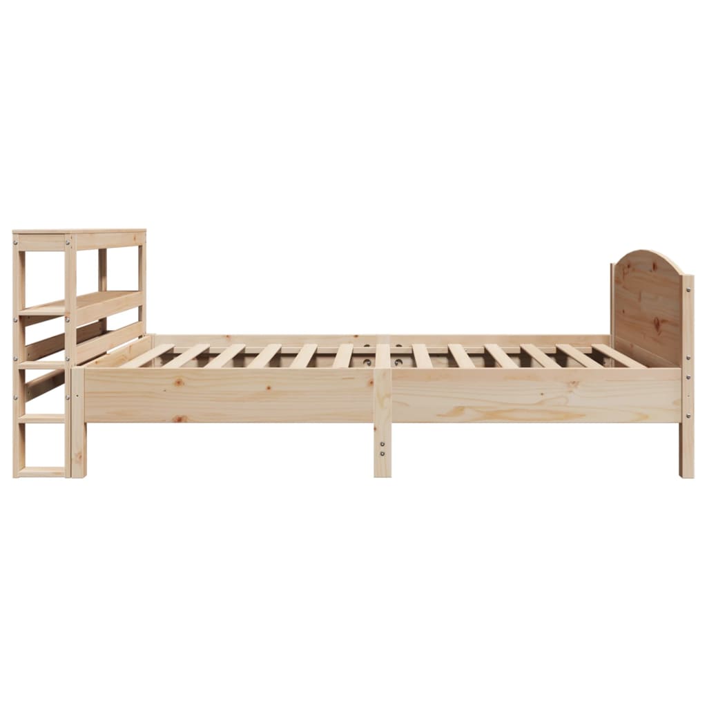 Letto senza Materasso 75x190 cm in Legno Massello Pino - homemem39