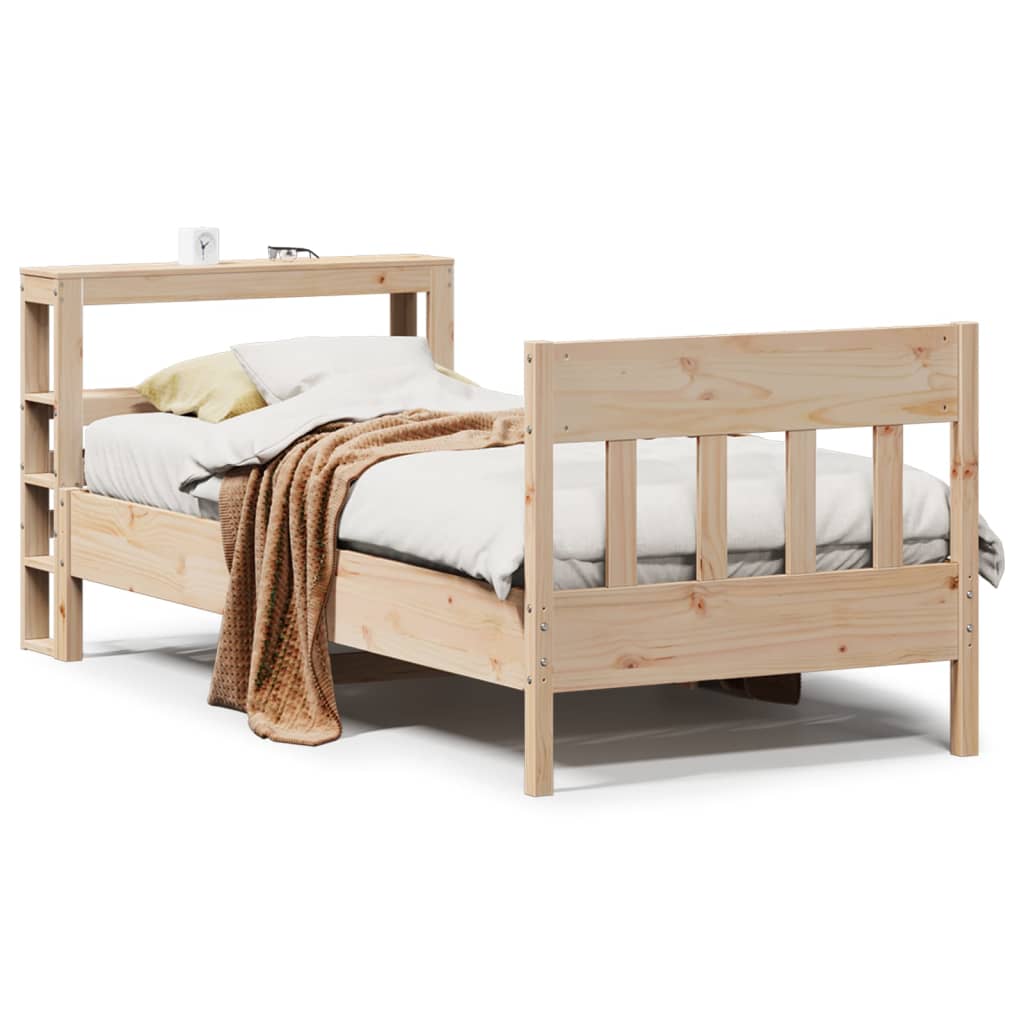 Letto senza Materasso 90x200 cm in Legno Massello di Pino | homemem39