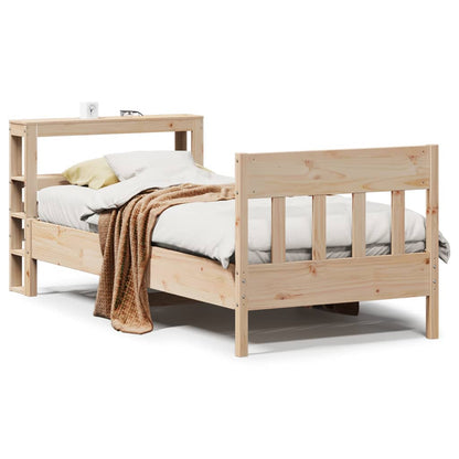 Letto senza Materasso 90x200 cm in Legno Massello di Pino | homemem39