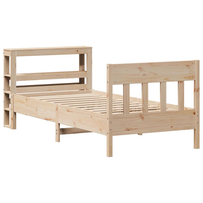Letto senza Materasso 90x200 cm in Legno Massello di Pino | homemem39