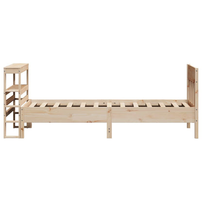 Letto senza Materasso 75x190 cm in Legno Massello Pino - homemem39