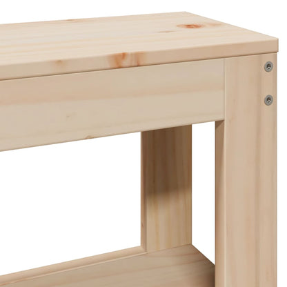 Letto senza Materasso 90x190 cm in Legno Massello di Pino - homemem39