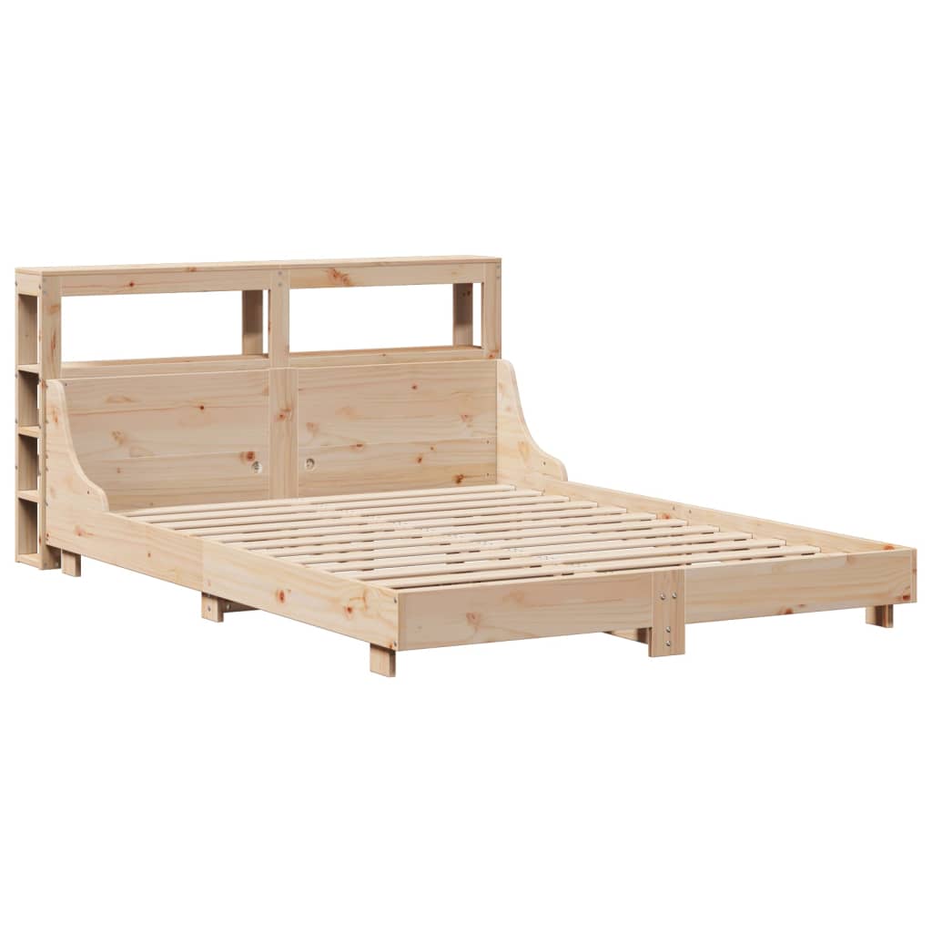 Letto senza Materasso 135x190 cm in Legno Massello di Pino