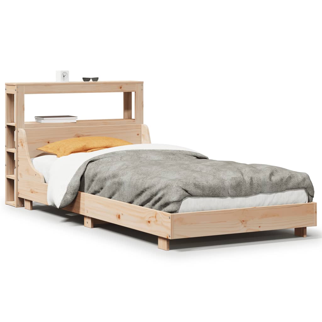 Letto senza Materasso 75x190 cm in Legno Massello Pino