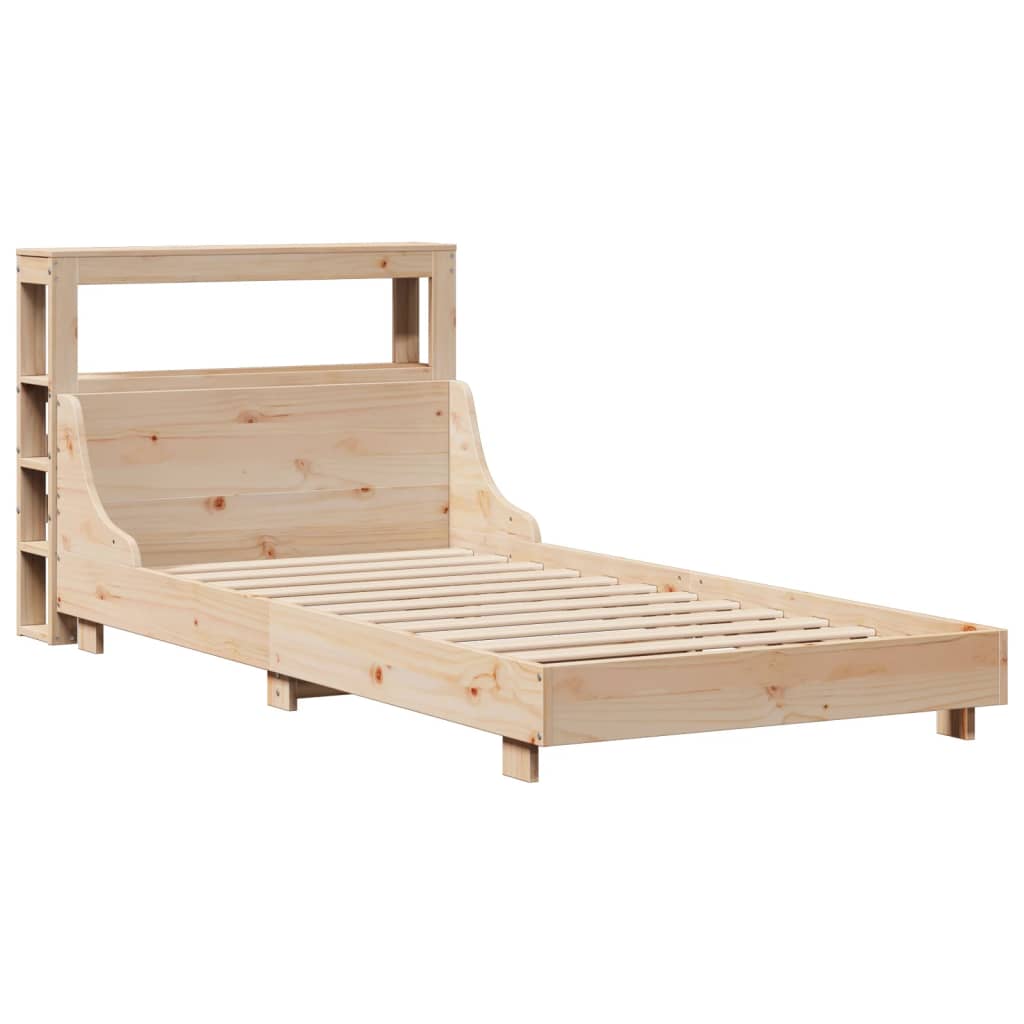 Letto senza Materasso 75x190 cm in Legno Massello Pino