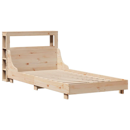 Letto senza Materasso 75x190 cm in Legno Massello Pino