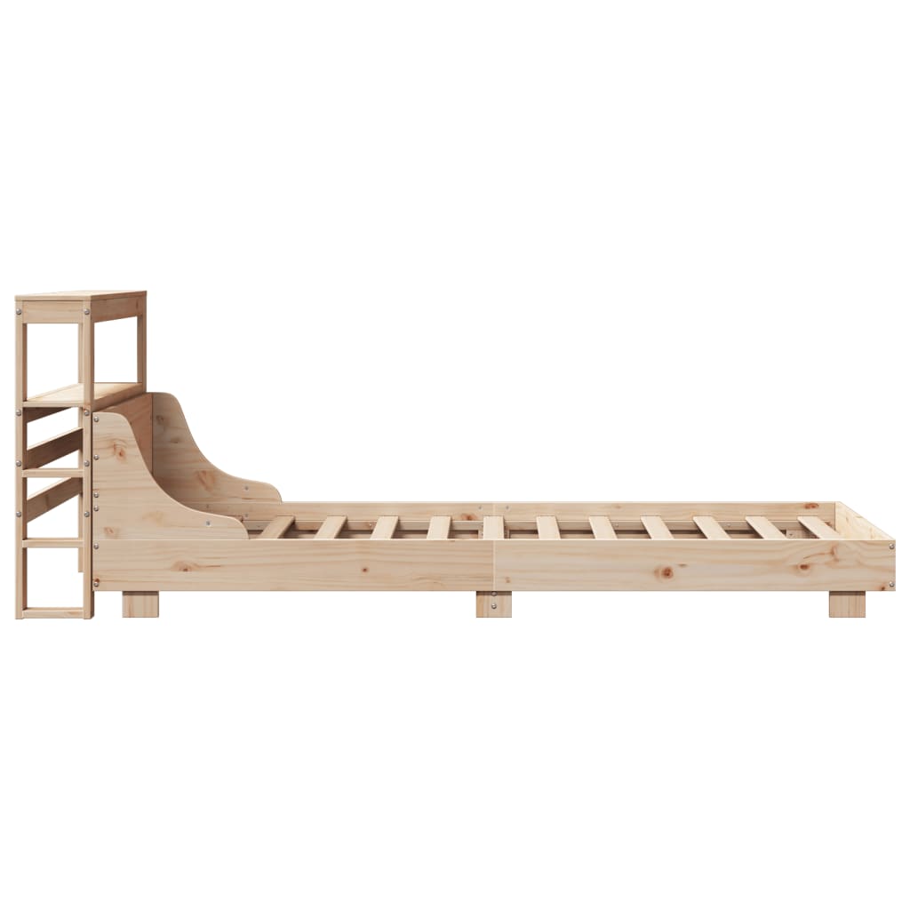 Letto senza Materasso 75x190 cm in Legno Massello Pino