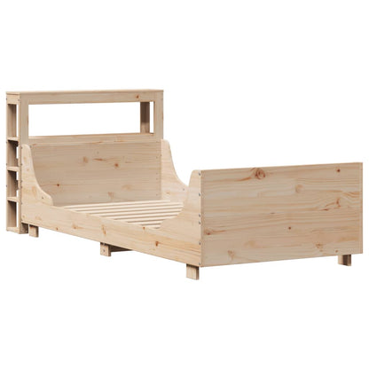 Letto senza Materasso 90x200 cm in Legno Massello di Pino