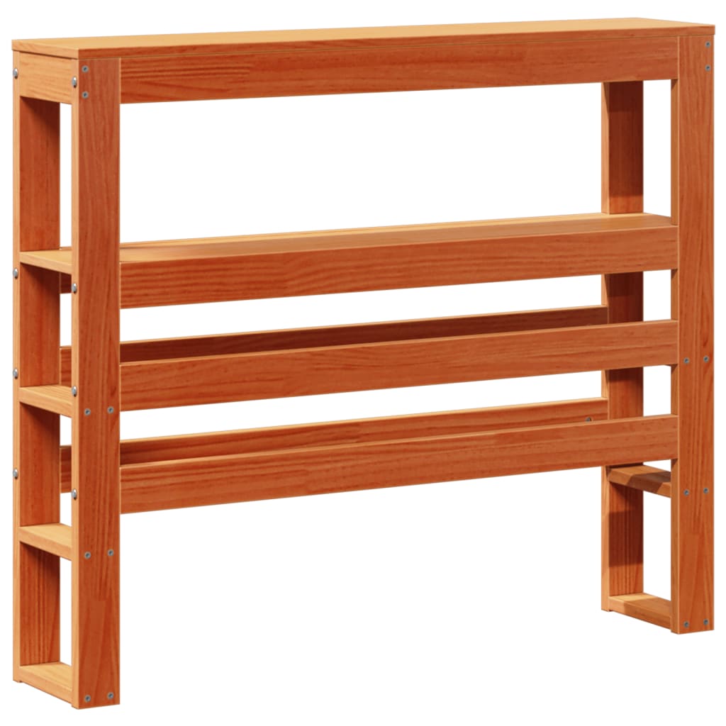 Letto senza Materasso Marrone Cera 100x200 cm in Legno di Pino - homemem39