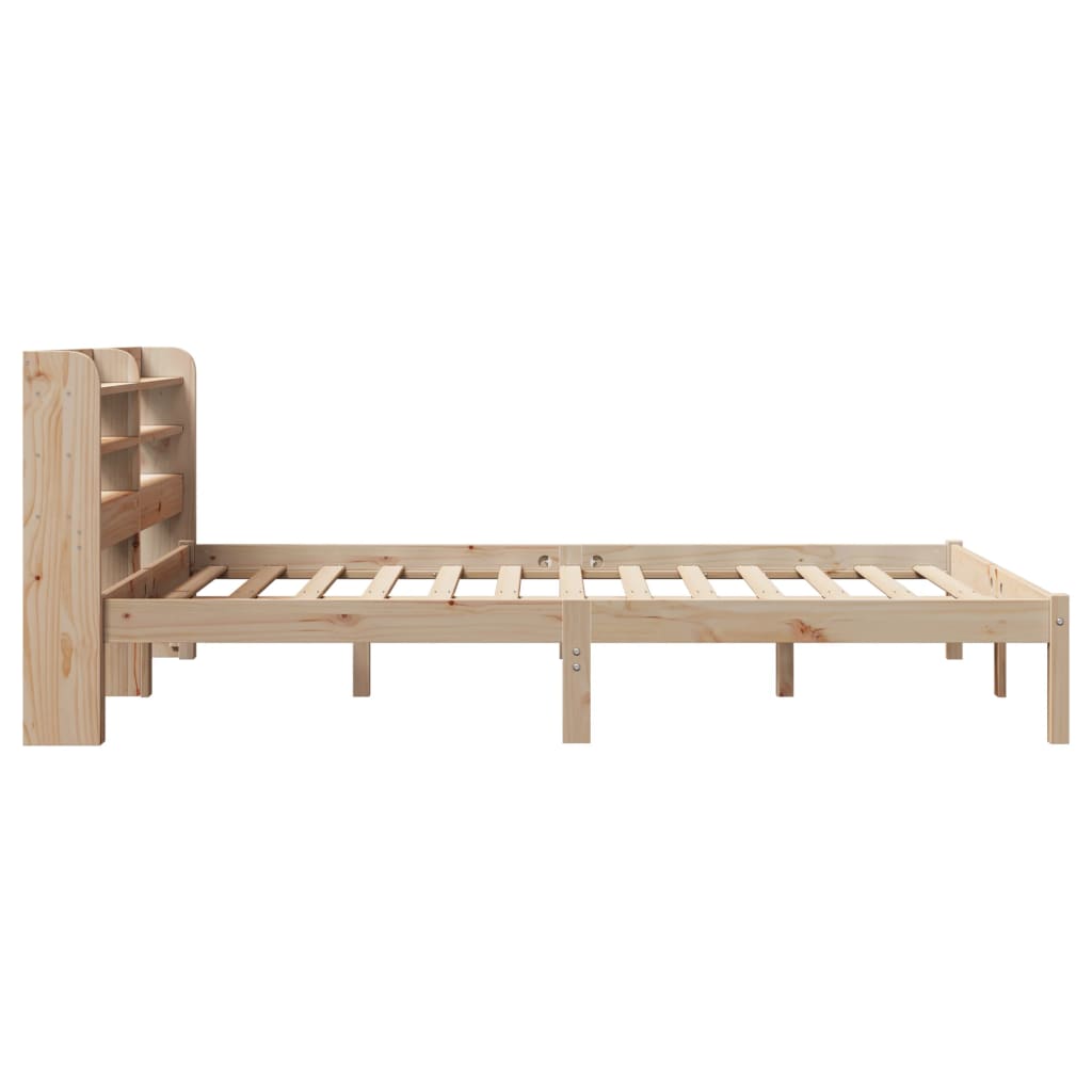 Letto senza Materasso 135x190 cm in Legno Massello di Pino