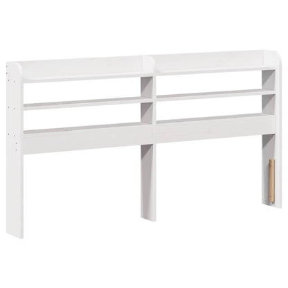 Letto senza Materasso Bianco 135x190 cm Legno Massello di Pino | homemem39