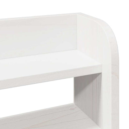 Letto senza Materasso Bianco 135x190 cm Legno Massello di Pino | homemem39