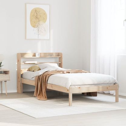Letto senza Materasso 90x200 cm in Legno Massello di Pino | homemem39