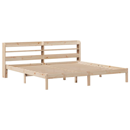 Letto senza Materasso 180x200 cm in Legno Massello di Pino | homemem39