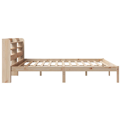 Letto senza Materasso 180x200 cm in Legno Massello di Pino | homemem39