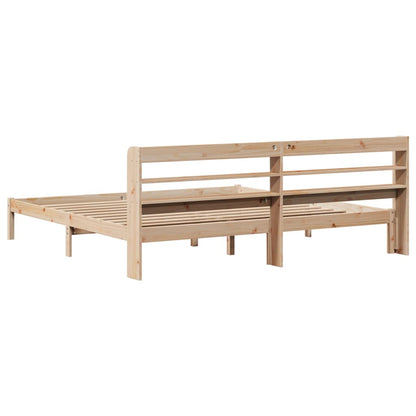 Letto senza Materasso 180x200 cm in Legno Massello di Pino | homemem39