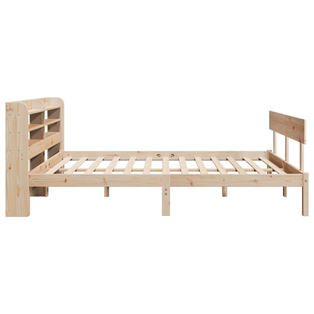 Letto senza Materasso 135x190 cm in Legno Massello di Pino