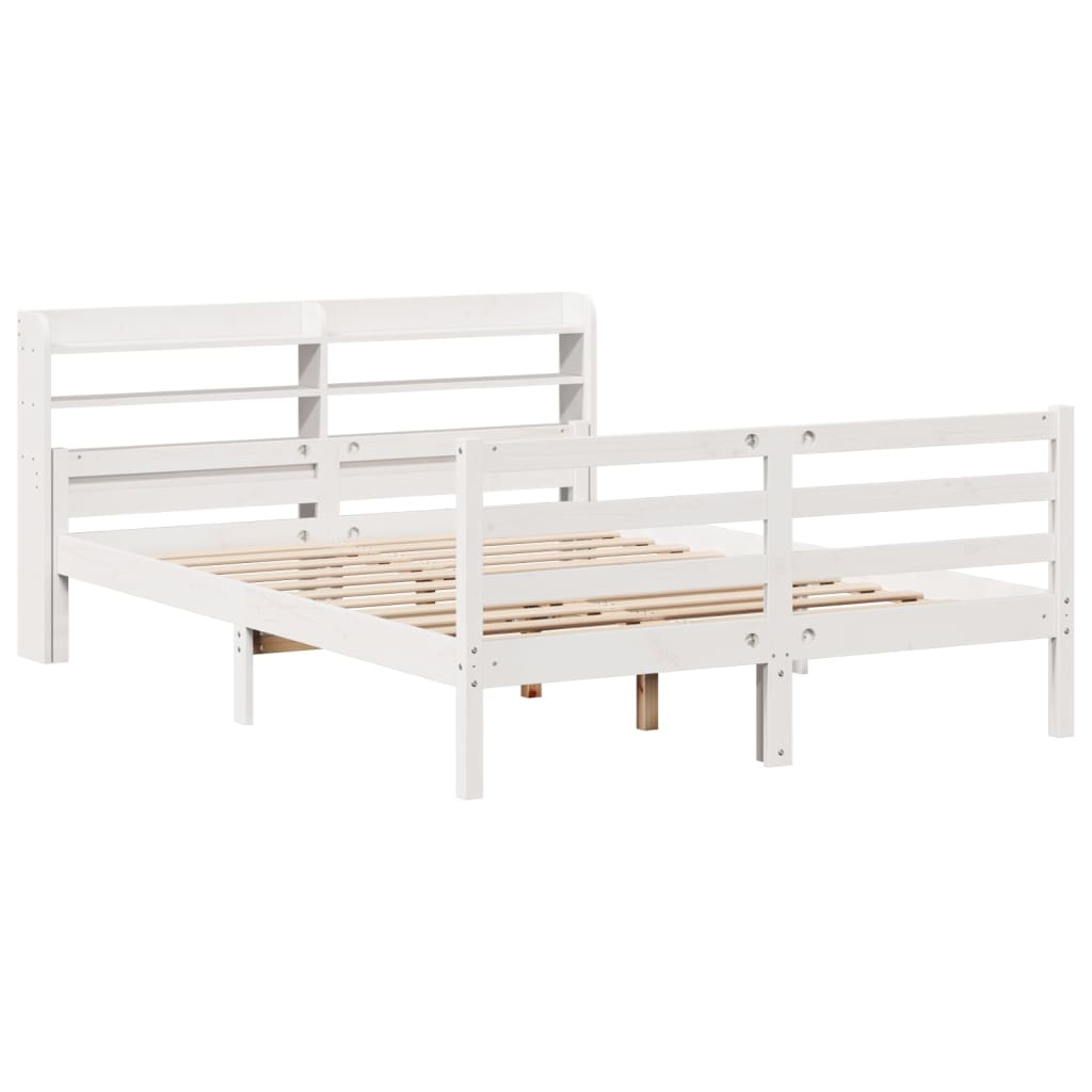 Giroletto con Testiera senza Materasso Bianco 140x200 cm | homemem39