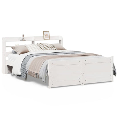 Giroletto con Testiera senza Materasso Bianco 140x190 cm | homemem39
