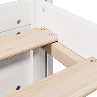 Giroletto con Testiera senza Materasso Bianco 100x200 cm - homemem39