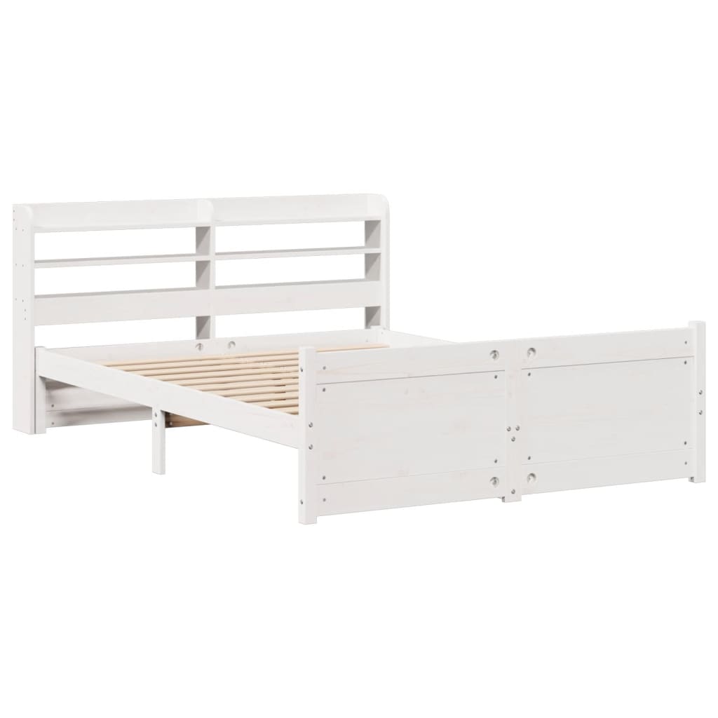 Giroletto con Testiera senza Materasso Bianco 120x200 cm | homemem39