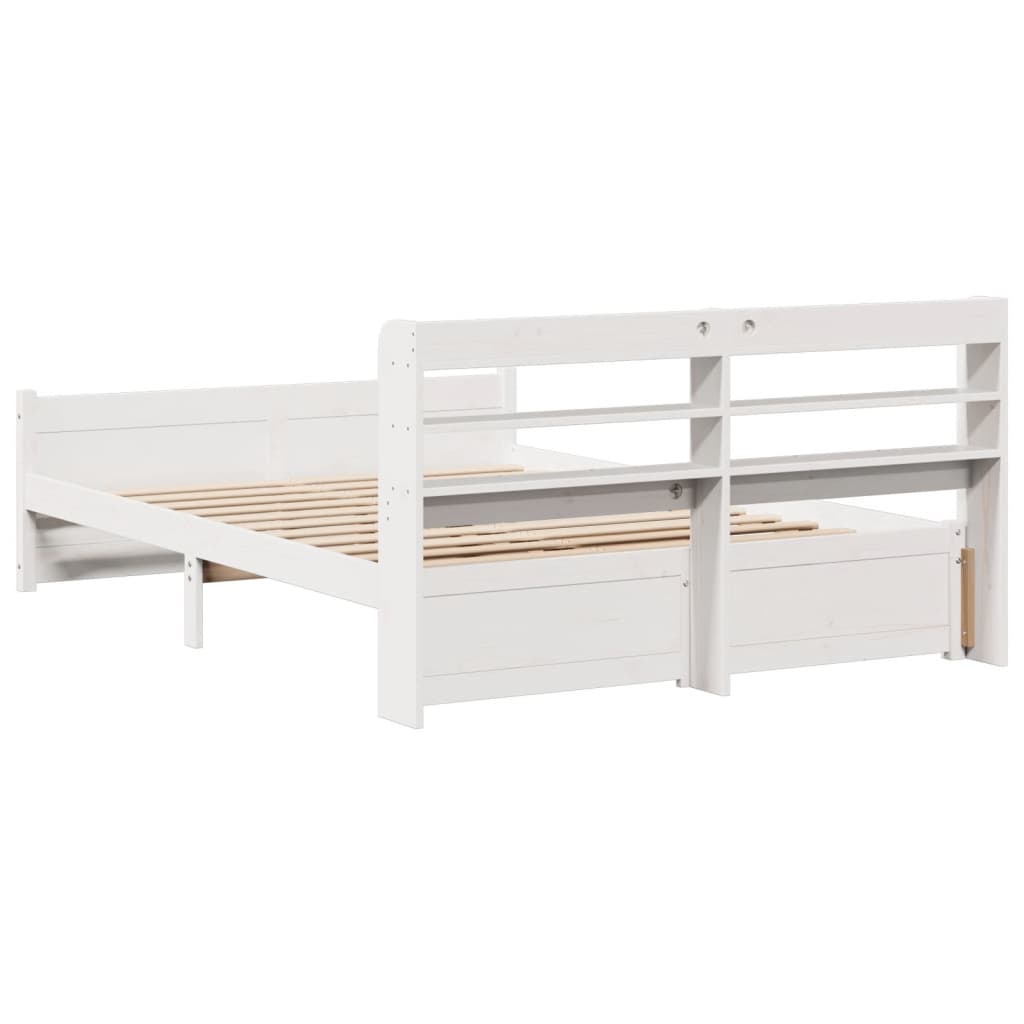 Giroletto con Testiera senza Materasso Bianco 120x200 cm | homemem39