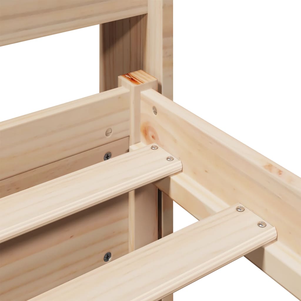 Giroletto con Testiera 180x200 cm Massello Pino - homemem39