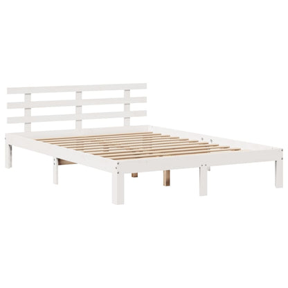 Giroletto con Testiera senza Materasso Bianco 120x200 cm | homemem39