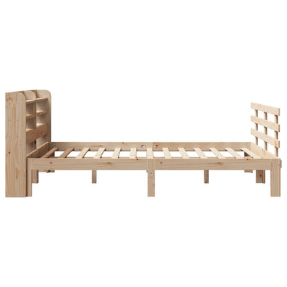 Giroletto con Testiera 150x200 cm in Legno Massello di Pino | homemem39