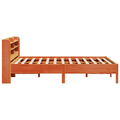 Letto senza Materasso Marrone Cera 160x200 cm in Legno di Pino