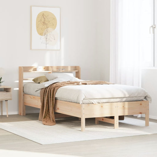 Letto senza Materasso 75x190 cm in Legno Massello Pino