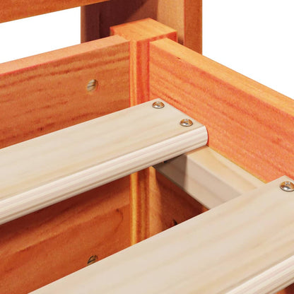 Letto senza Materasso Marrone Cera 180x200 cm in Legno di Pino - homemem39