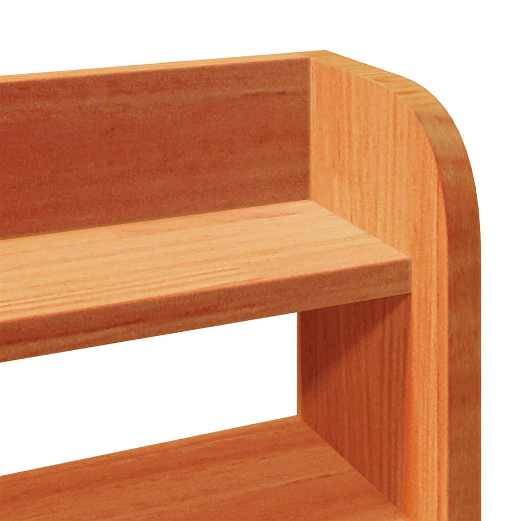 Letto senza Materasso Marrone Cera 180x200 cm in Legno di Pino - homemem39