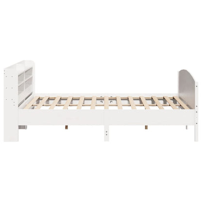 Letto senza Materasso Bianco 180x200 cm Legno Massello di Pino - homemem39