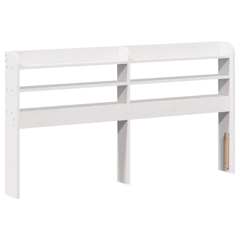 Letto senza Materasso Bianco 160x200 cm Legno Massello di Pino | homemem39